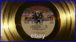 Gold Kiss Riaa Record Award Disc to Worthy Patterson for Love Gun 1977 Original