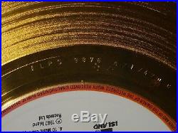 Gold Record Award Bpi Disc Presentation No Riaa The Christians debut album 1987