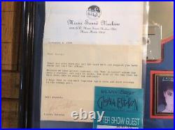 Gold Record Award Miami Sound Machine Fabulous Thunderbirds Autographed Gloria