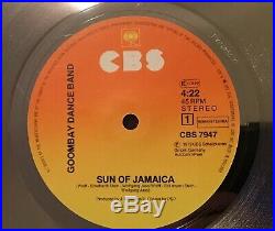 Goldene schallplatte Goombay Dance Band gold platin record award Sun of Jamaica