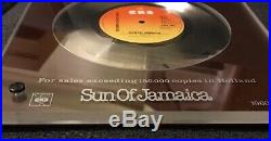 Goldene schallplatte Goombay Dance Band gold platin record award Sun of Jamaica