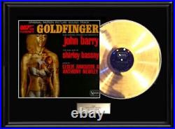 Goldfinger James Bond 007 Lp Gold Record Album Soundtrack Non Riaa Award Rare