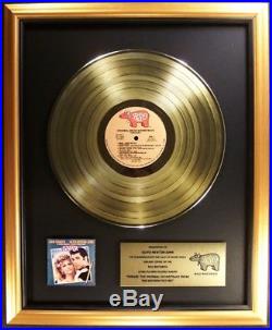 Grease Original Soundtrack Gold LP Gold Non RIAA Record Award Olivia Newton John