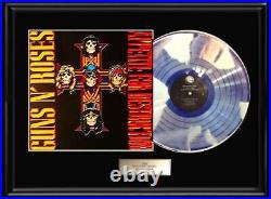 Guns N Roses Appetite For Destruction White Gold Platinum Record Non Riaa Award