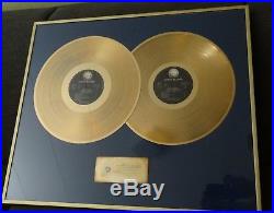 Guns n Roses Use your Illusion I Gold Record Award Disc No Bpi Riaa goldene d or