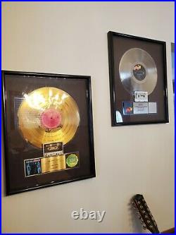 HOOTERS Nervous Night Gold Record Award RIAA Certified Original c1986