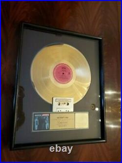 HOOTERS Nervous Night Gold Record Award RIAA Certified Original c1986
