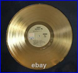 HUMBLE PIE RIAA Gold Record Album Award. SMOKIN' 1972 A&M