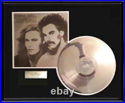 Hall & Oates Self Titled White Gold Platinum Tone Vinyl Record Non Riaa Award