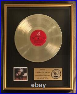 Hank Williams Jr. The Pressure Is On LP Gold RIAA Record Award Elektra Records