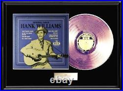 Hank Williams Sr. Memorial Album Gold Record Lp Album Rare Non Riaa Award