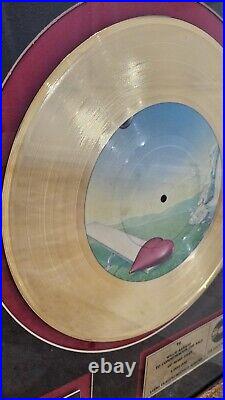 Hearts Magazine LP 24k Gold Plate Non RIAA Record Award