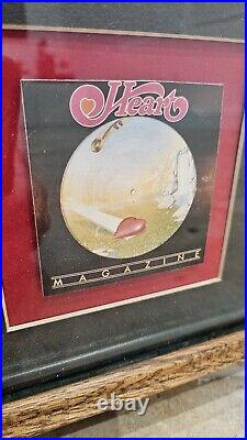 Hearts Magazine LP 24k Gold Plate Non RIAA Record Award