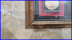 Hearts Magazine LP 24k Gold Plate Non RIAA Record Award