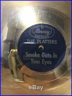 Herb Reed The Platters Mercury Gold Record Award Smoke Gets In Your Eyes Real