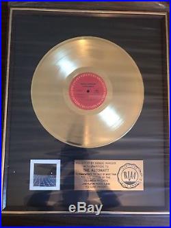 Herbie Hancock Gold Record Award for Future Shock RIAA Certified