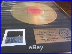 Herbie Hancock Gold Record Award for Future Shock RIAA Certified