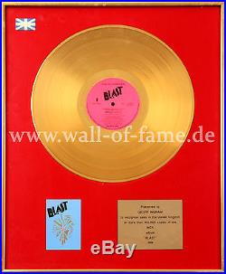 Holly Johnson Gold Record Award Bpi Album Blast