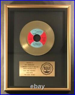 Hot Chocolate You Sexy Thing 45 Gold RIAA Record Award Big Tree Records