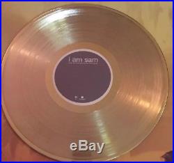 I AM SAM OST MOTION PICTURE SOUNDTRACK RIAA AWARD Certified GOLD RECORD FRAMED