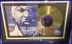 Ice cube War & Peace Gold Record Award