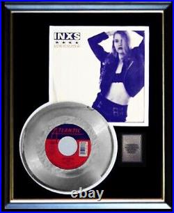 Inxs New Sensation 45 RPM White Gold Platinum Record Rare Non Riaa Award
