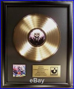 Iron Maiden Number Of The Beast LP Gold Non RIAA Record Award Harvest Records