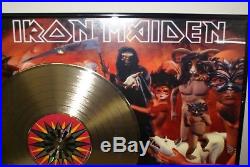 Iron Maiden Presented to Tower Records Gold Record Award Dance of Death