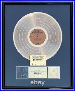 JIMI HENDRIX Rainbow Bridge RIAA GOLD RECORD AWARD Presented to Warner Bros Exec JIMI HENDRIX Rainbow Bridge RIAA GOLD RECORD AWARD Presented to Warner Bros Exec