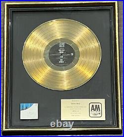 JOE JACKSON NIGHT AND DAY RARE GOLD A&M Records Award