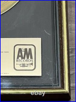 JOE JACKSON NIGHT AND DAY RARE GOLD A&M Records Award