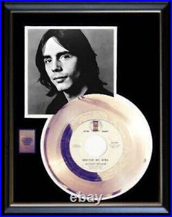 Jackson Browne Doctor My Eyes 45 RPM Gold Metalized Record Rare Non Riaa Award