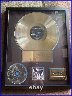 Jay-Z Reasonable Doubt RIAA GOLD Record Award Presented to Dame Dash