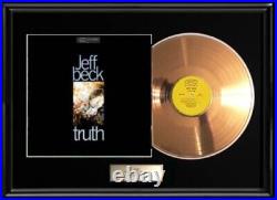 Jeff Beck Truth Rod Stewart Gold Record Lp Album Rare Non Riaa Award 1968