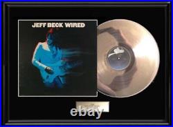 Jeff Beck Wired White Gold Silver Platinum Toned Record Lp Vinyl Non Riaa Award