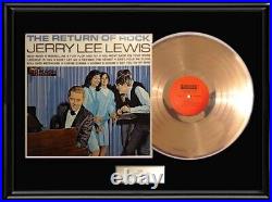 Jerry Lee Lewis Gold Record Return Of Rock Album Framed Lp Vinyl Non Riaa Award