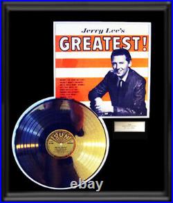 Jerry Lee Lewis Greatest Hits Lp Gold Record Sun Label Rare Non Riaa Award