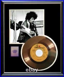 Jimi Hendrix Foxy Lady 45 RPM Gold Metalized Record Rare Non Riaa Award
