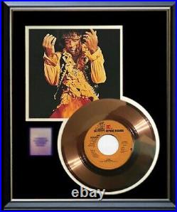 Jimi Hendrix Gold Record Fire Rare 45 RPM Non Riaa Award Rare