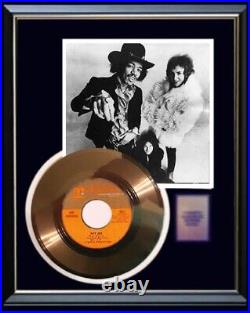 Jimi Hendrix Hey Joe 45 RPM Gold Metalized Record Rare Non Riaa Award