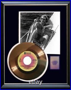 Jimmy Buffett Livingston Saturday Nigh Rare Gold Record Frame Non Riaa Award