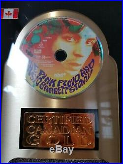 John Edginton Pink Floyd Gold Record Award