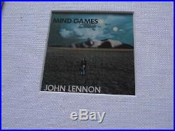 John Lennon Presented Gold Record Disc Award Presentation Mind Games Riaa