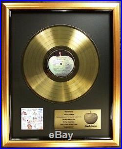 John Lennon Shaved Fish LP Gold Non RIAA Record Award Apple Records