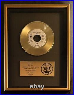 John Lennon Woman 45 Gold RIAA Record Award Geffen Records To Yoko Ono