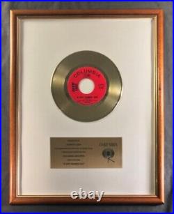 Johnny Cash A Boy Named Sue 45 Gold Non RIAA Record Award Columbia Records SALE