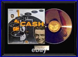 Johnny Cash His Hot & Blue Guitar Framed Album Lp Gold Record Non Riaa Award