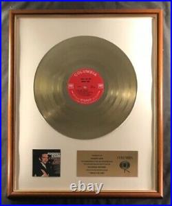 Johnny Cash I Walk The Line LP Gold Non RIAA Record Award Columbia Records