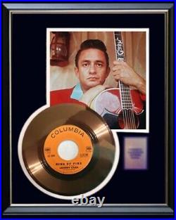 Johnny Cash Ring Of Fire 45 RPM Gold Record Non Riaa Award Rare