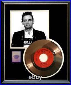 Johnny Cash San Quentin 45 RPM Gold Record Non Riaa Award Rare